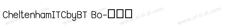 CheltenhamITCbyBT Bo字体转换